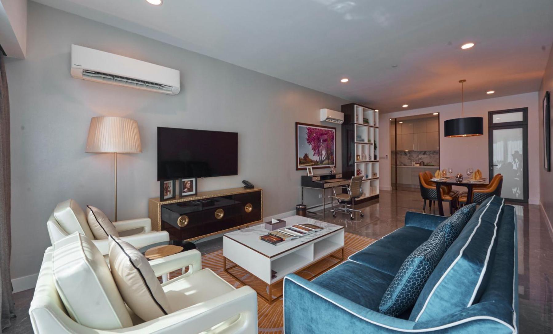 The Face Style Hotel Kuala Lumpur Exteriör bild A living room in a condominium
